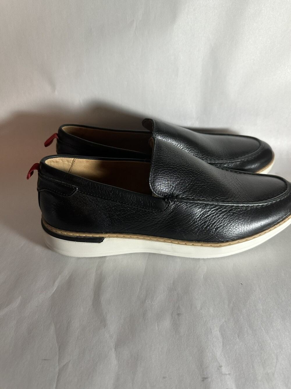 MARC JOSEPH NEW YORK Men's Black Leather Slip On Loafer 11.5 Casual Dressy